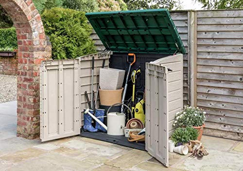 Storage Keter Store It Out Max 1200L Shed - Beige/Green – image 2
