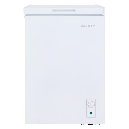 Cookology CCFZ99WH Freestanding Chest Freezer in White - 99 Litre Capacity - Suitable for Outbuildings – image 1