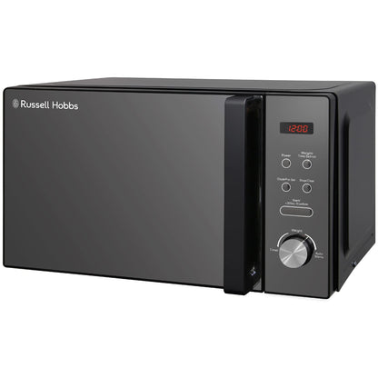 Russell Hobbs RHM2076B 20 Litre 800 W Black Digital Solo Microwave with 5 Power Levels – image 1