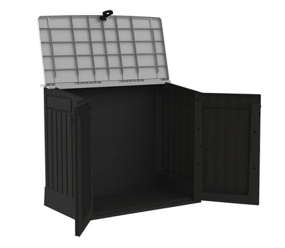 Keter Store It Out Midi Outdoor Garden Storage Shed, Black and Grey, 130 x 74 x 110 cm – image 2