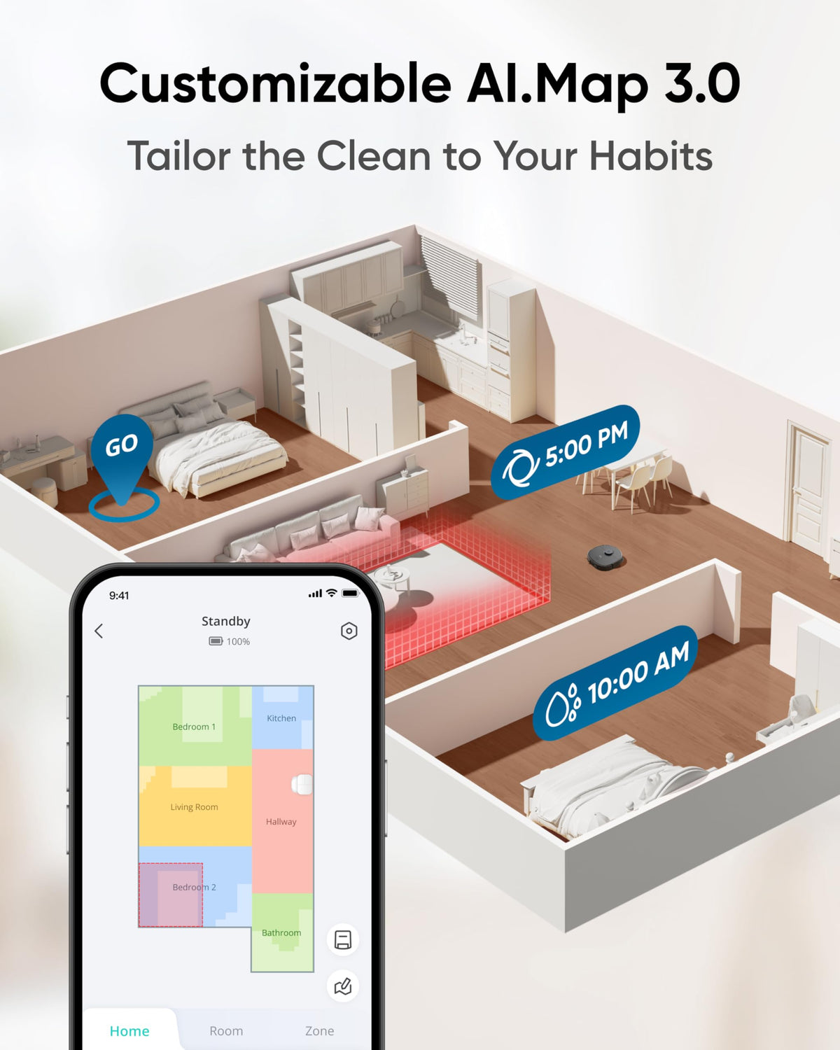 eufy X10 Pro Omni Robot Vacuum Cleaner with Dual Mop, All-in-One Station, 8,000Pa Powerful Suction – image 2
