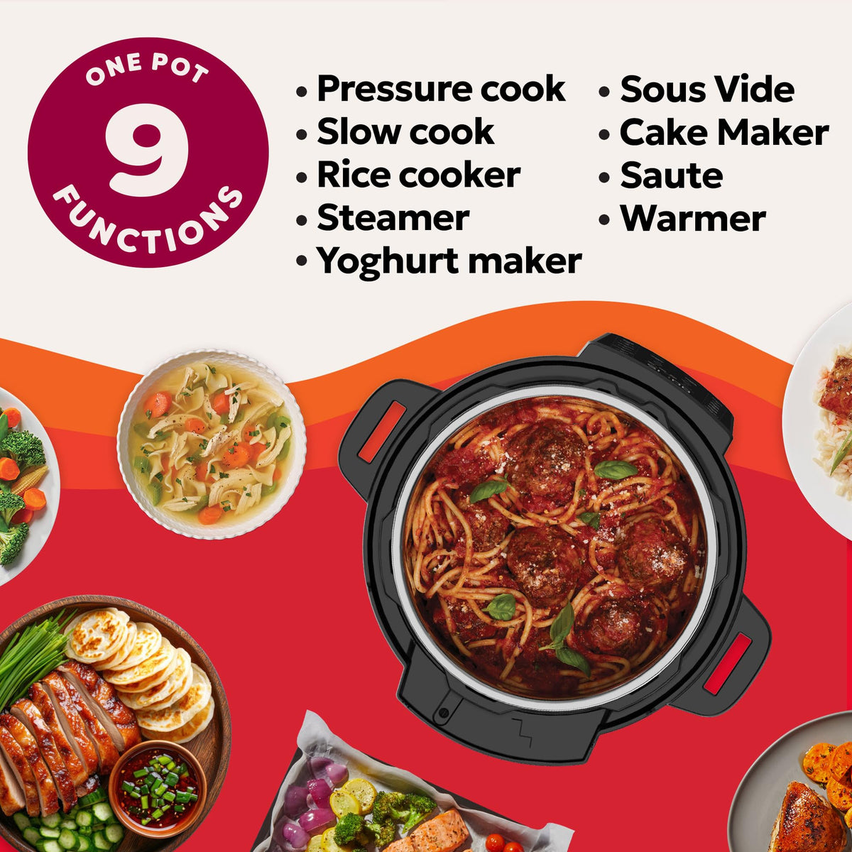 Instant Pot Duo Plus with WhisperQuiet Multi-Cooker 5.7L - Black, Electric Pressure Cooker, Slow Cooker – image 3