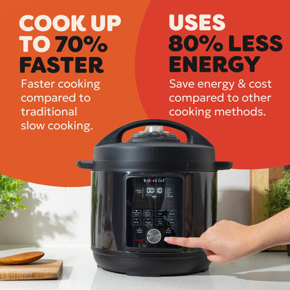 Instant Pot Duo Plus with WhisperQuiet Multi-Cooker 5.7L - Black, Electric Pressure Cooker, Slow Cooker – image 2