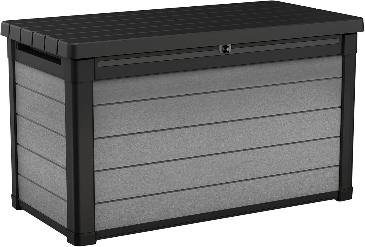 380L Denali Garden Cushion Storage Box — UV-Resistant Outdoor Storage – image 1
