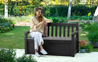 Eden 265L Storage Bench - Dark Grey – image 3