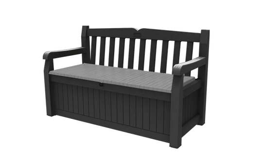 Eden 265L Storage Bench - Dark Grey – image 1