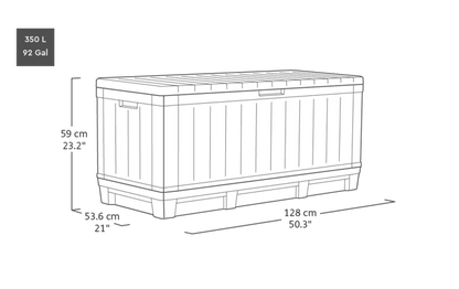 Kentwood 350L Storage Box - Grey – image 3
